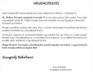 MEGEMLÉKEZÉS